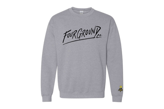 FourGround Co Scribed Font Crew Neck Sweater